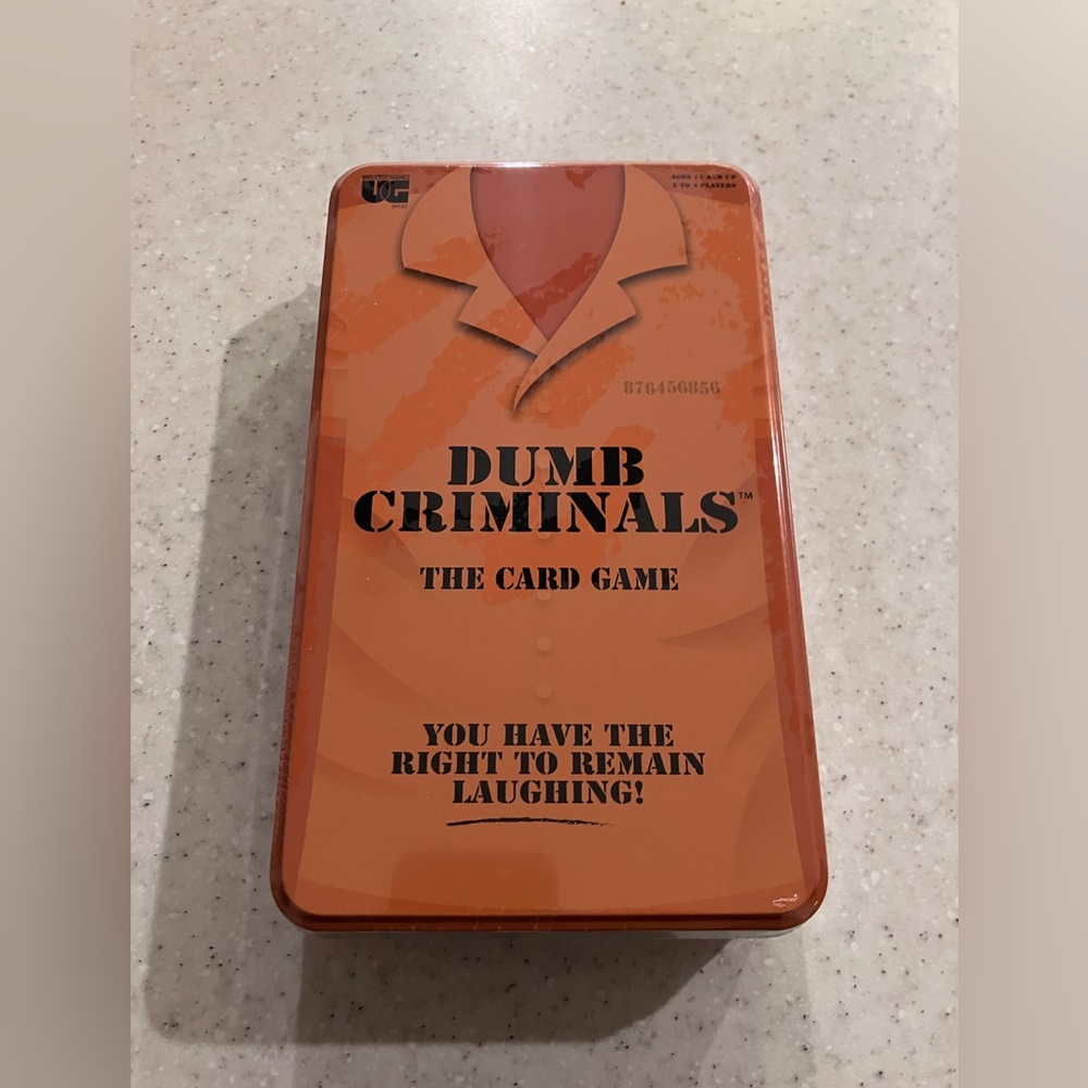 NWT Dumb Criminals Card Game